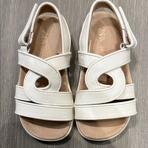 Zara Cream Strappy Sandals